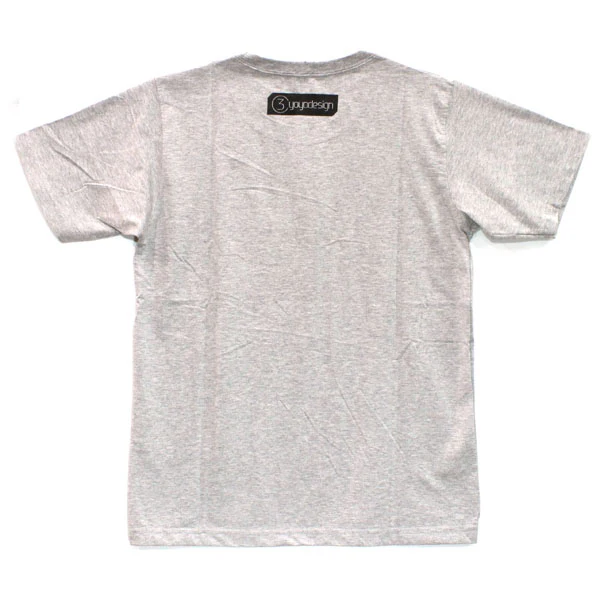 C3 Black Logo T-shirt (Grey) - Image 2