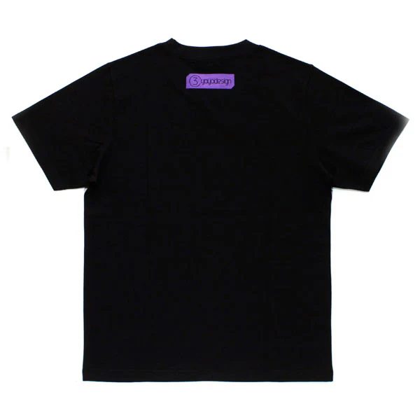 C3 Purple Logo T-shirt (Black) - Image 2