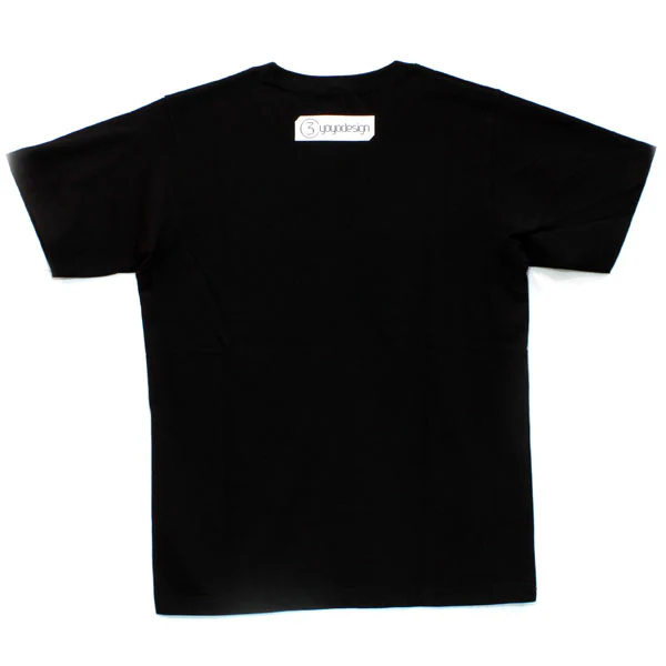 C3 White Logo T-shirt (Black) - Image 2
