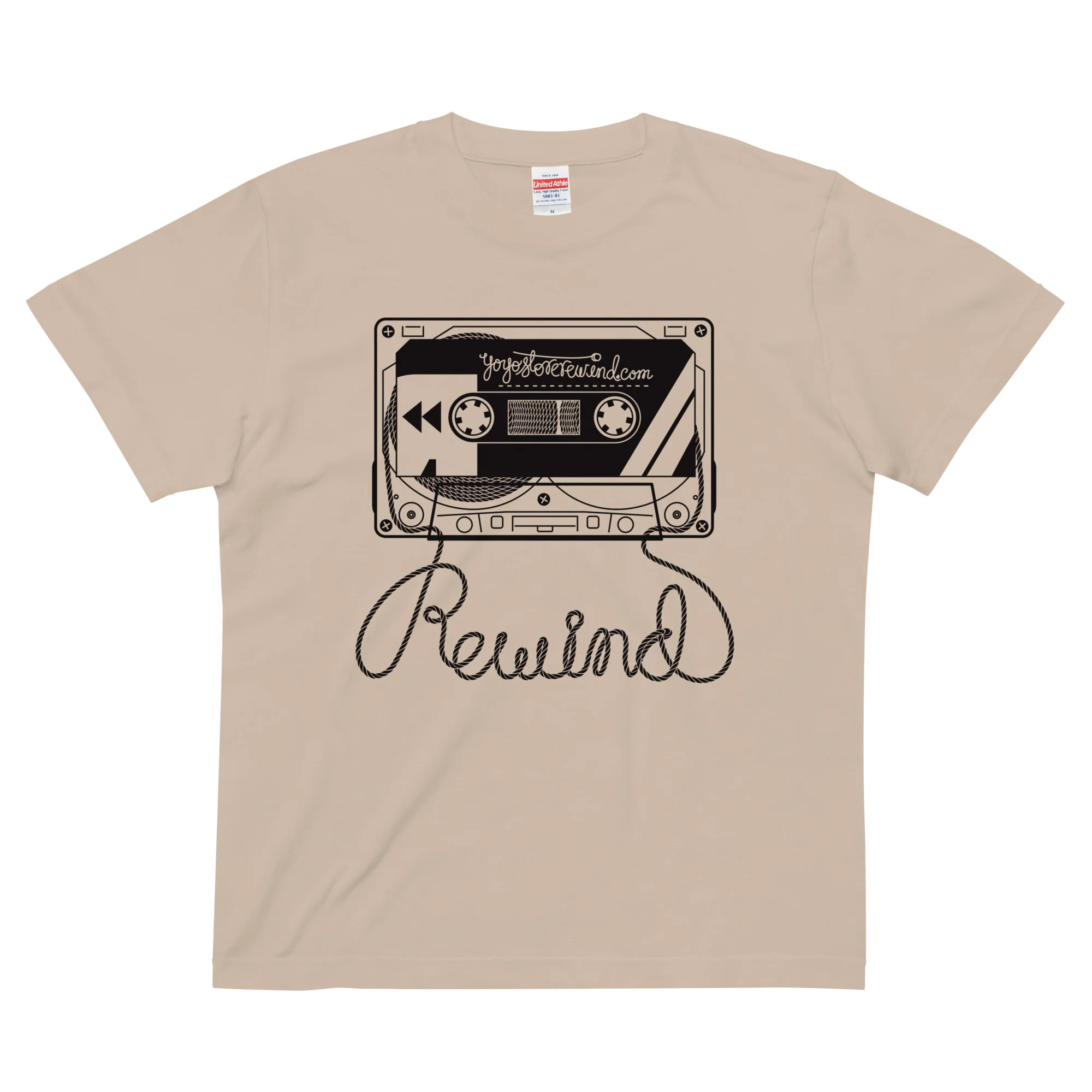 【受注生産】REWIND カセットロゴTシャツ - Image 3