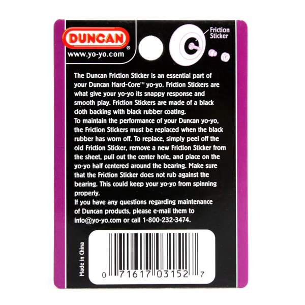 Duncan Friction Stickers x8 - Image 2