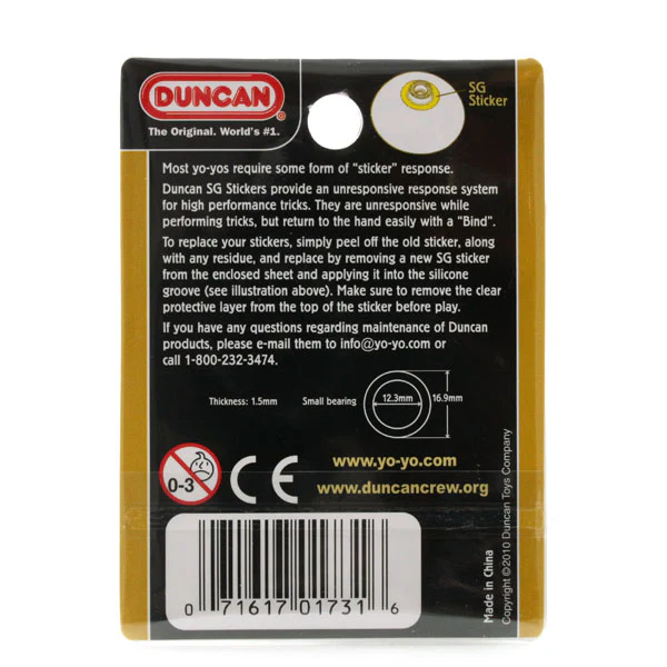 Duncan SG Stickers (Small Bearing) - Image 2
