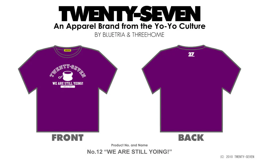 No.12 We are still Yoing! (Purple-White) - Image 2
