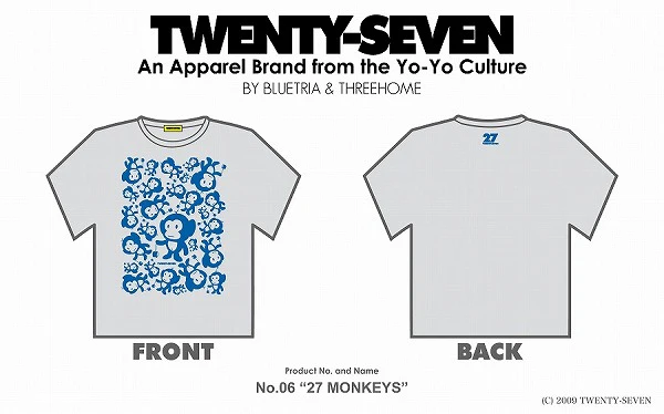 No.6 27 Monkeys (Grey-Blue) - Image 2