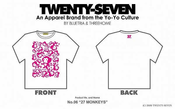 No.6 27 Monkeys (White-Pink) - Image 2