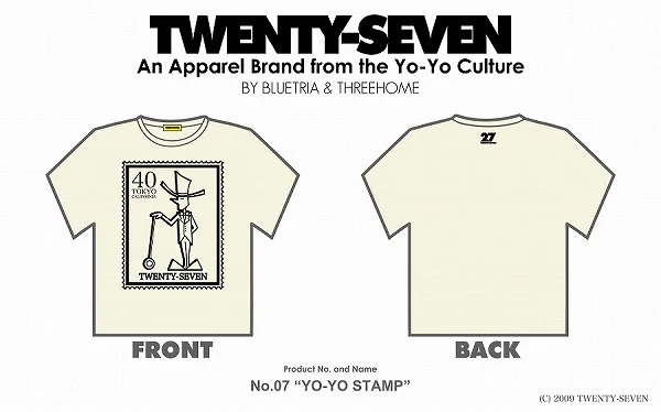 No.7 Yo-Yo Stamp (Natural-Black) - Image 2