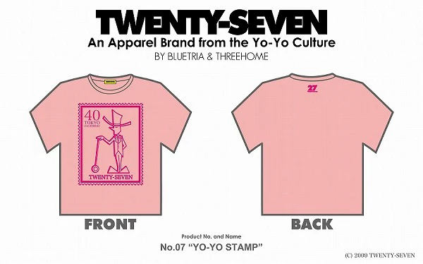No.7 Yo-Yo Stamp (Pink-Magenta) - Image 2