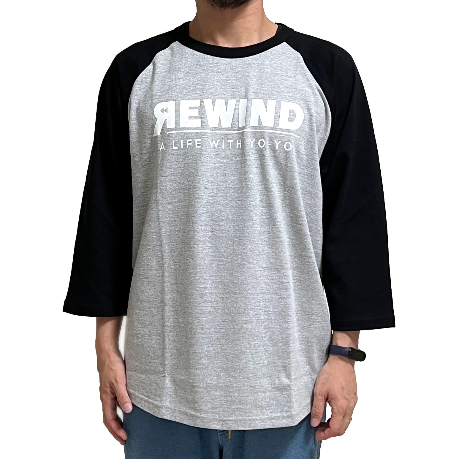 REWIND 3/4 Sleeves T-shirt - Image 2