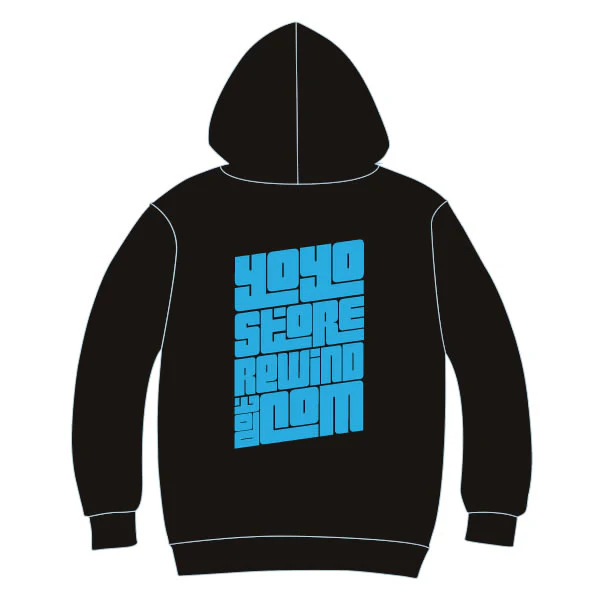 REWIND Full-Zip Hoodie (Black) Youth - Image 2