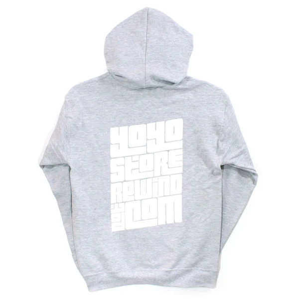 REWIND Full-Zip Hoodie (Grey) - Image 4