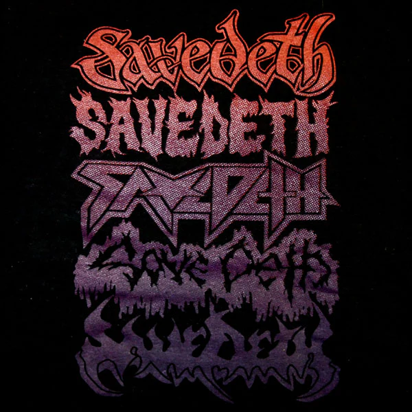 SaveDeth T-shirt (METAL TOUR) Black - Image 3