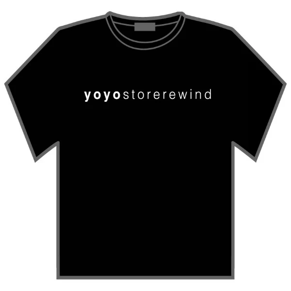 yoyorecreation x REWIND T-shirt (Black) - Image 2
