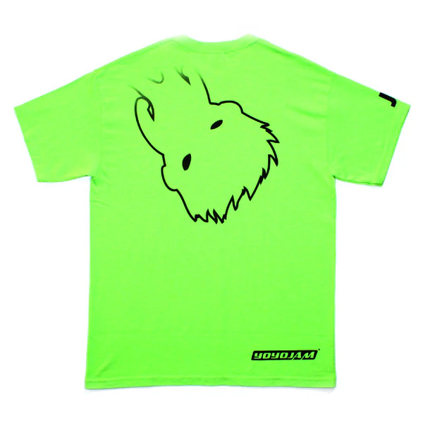 YYJ T-shirt (YoYoJam Logo) Limegreen - Image 2
