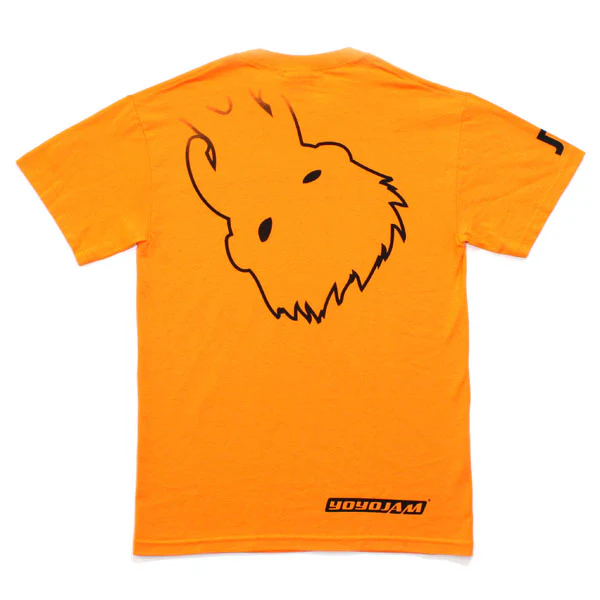 YYJ T-shirt (YoYoJam Logo) Orange - Image 2